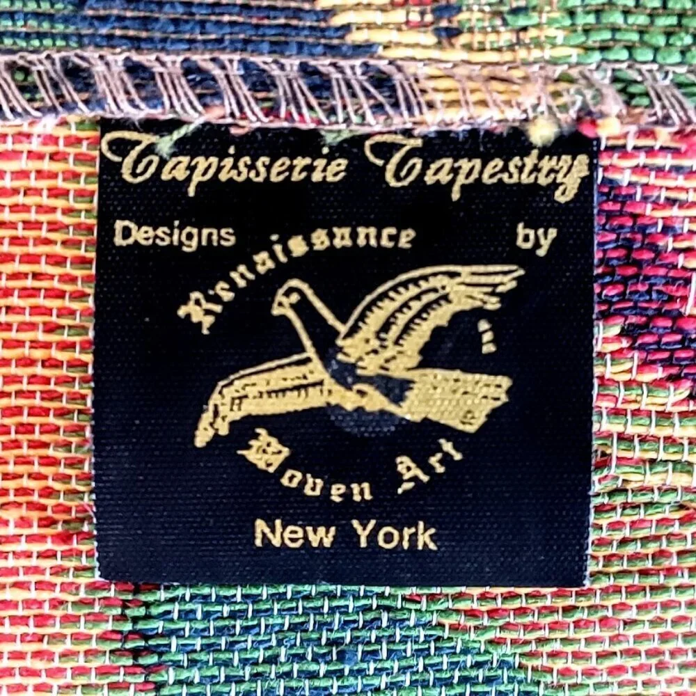 Tapisserie Tapestry Fringed Cotton Textile Table Runner